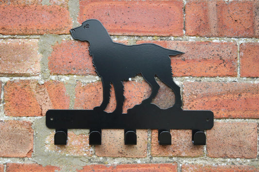 Spaniel - Metal Artwork with Hooks