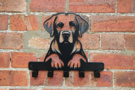 Labrador - Metal Artwork with Hooks